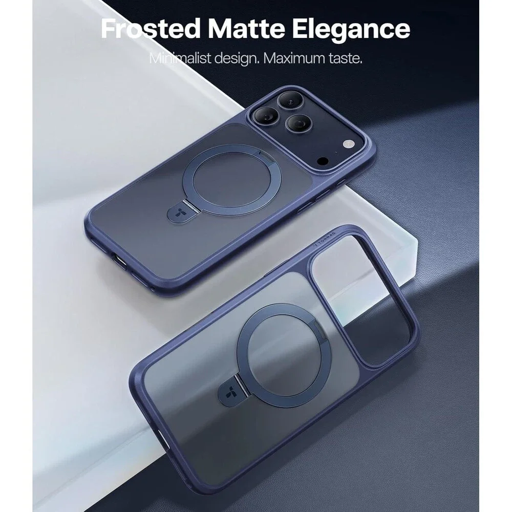TORRAS Ostand for iPhone 17 Pro Case Magnetic, Fit for MagSafe, 4X Military Drop